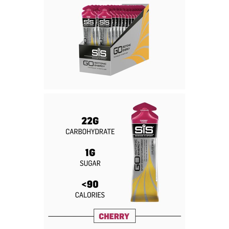 SIS Isotonic Energy Gels, 22g Fast Acting Carbohydrates, Performance &  Endurance Sport Nutrition for Athletes, Energy Gels for Running, Cycling