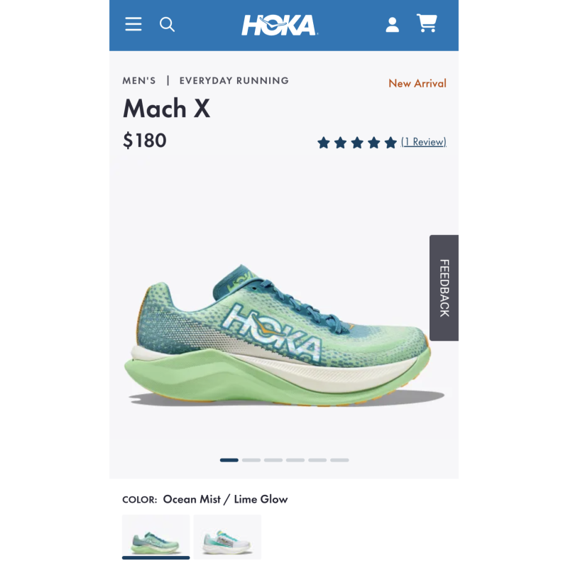 Image of HOKA Mach X