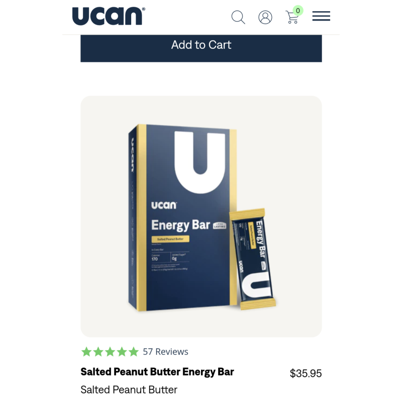 Image of Other UCAN Energy bar