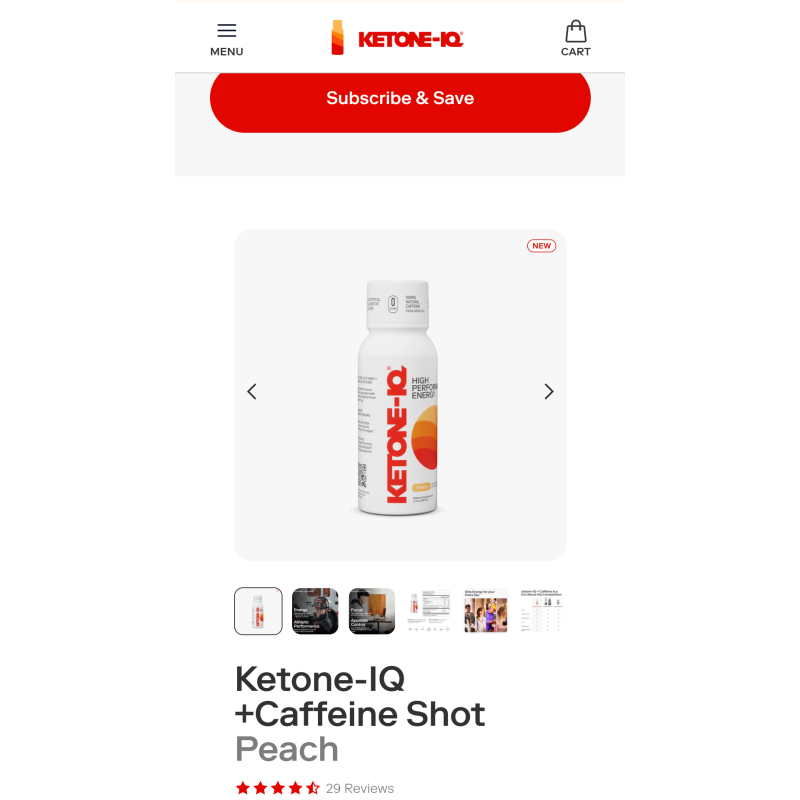 Image of Other Keytone IQ +Caffeine