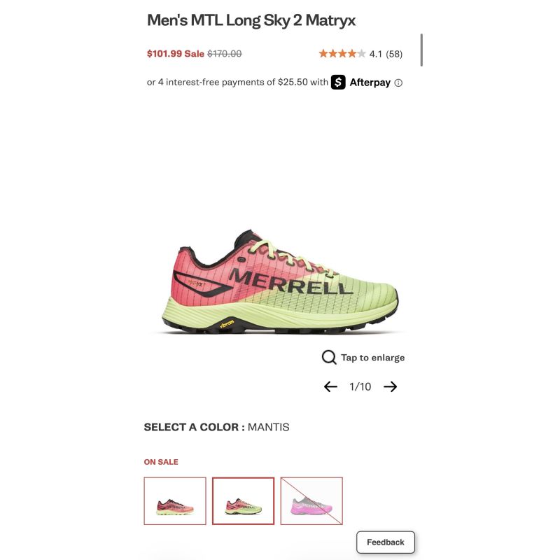 Image of Merrell MTL Long Sky 2 Matryx