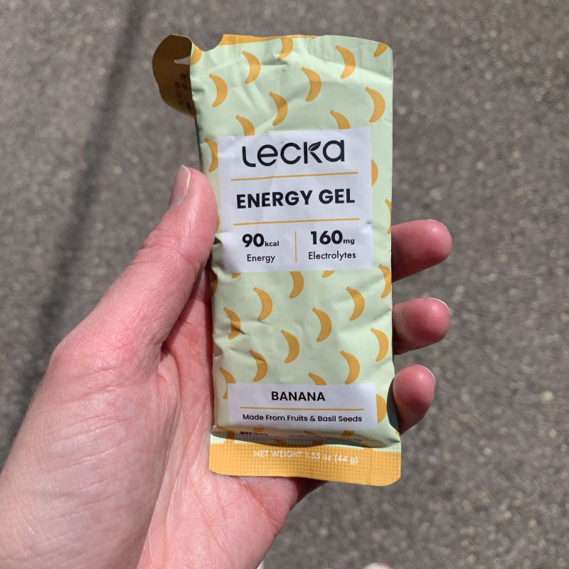 Lecka Energy Gel (banana flavor) Review