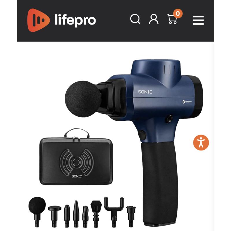 Lifepro Sonic Handheld Percussion Massage Gun Reviews WeeViews