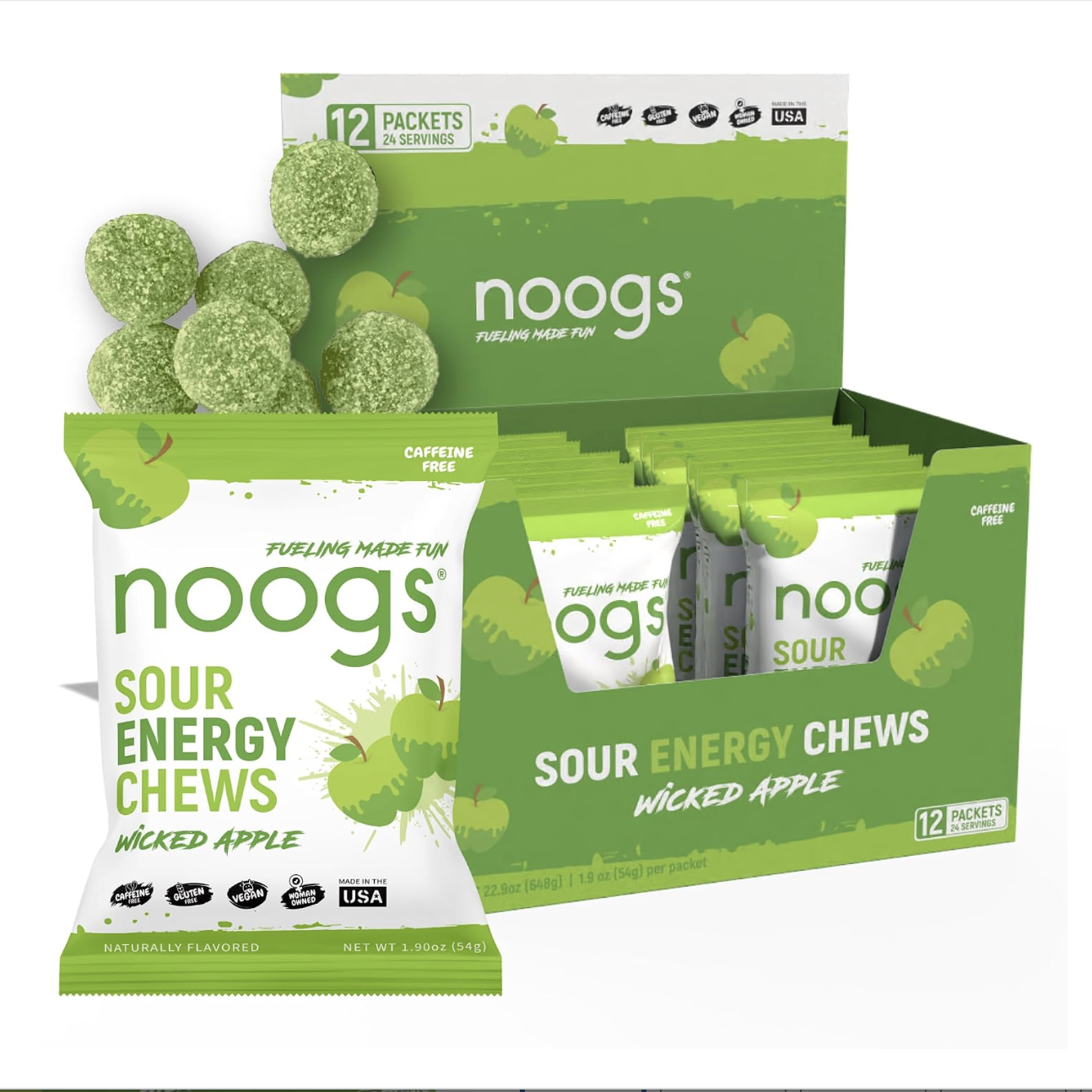 Noogs Sour Energy Chews