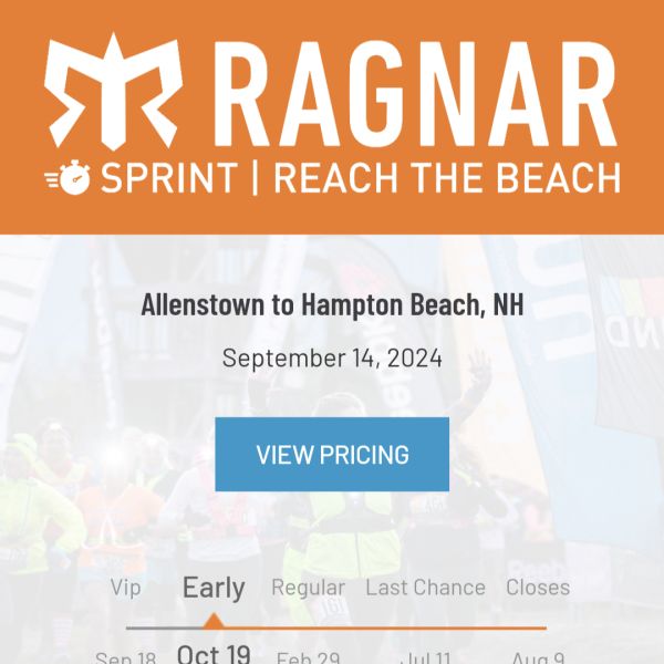 Image of Ragnar reached the beach ultra sprint