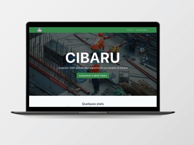 CIBARU réalisé par un développeur web freelance à Toulouse CIBARU