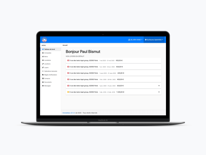 Immobilus réalisé par un développeur web freelance à Toulouse Immobilus