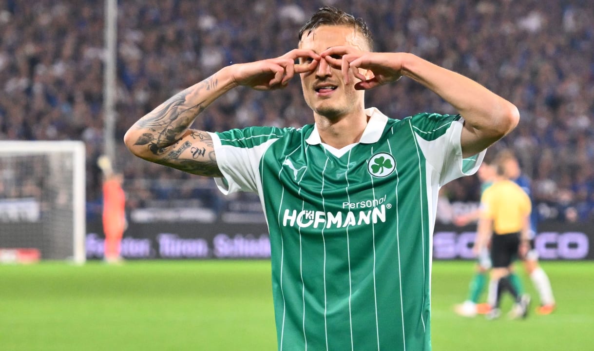 Den Torhüter irritiert und damit einen großen Anteil an Marco Johns Treffer zum 2:1 gehabt: Philipp Ziereis.