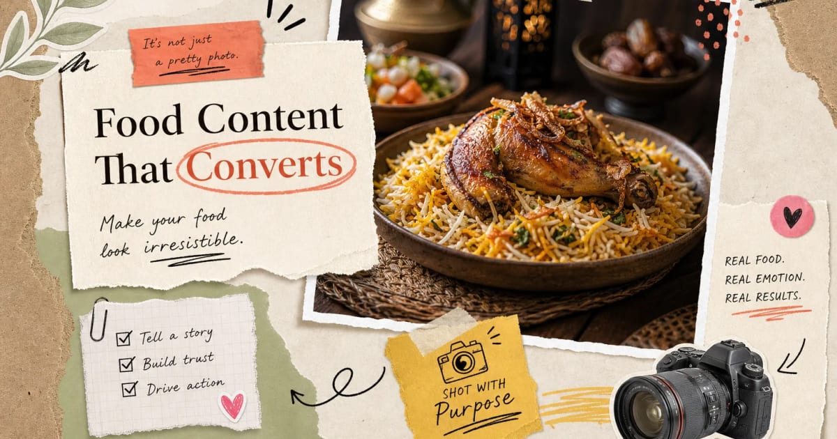 Gulf Food Photography: What Makes Your Content Convert
