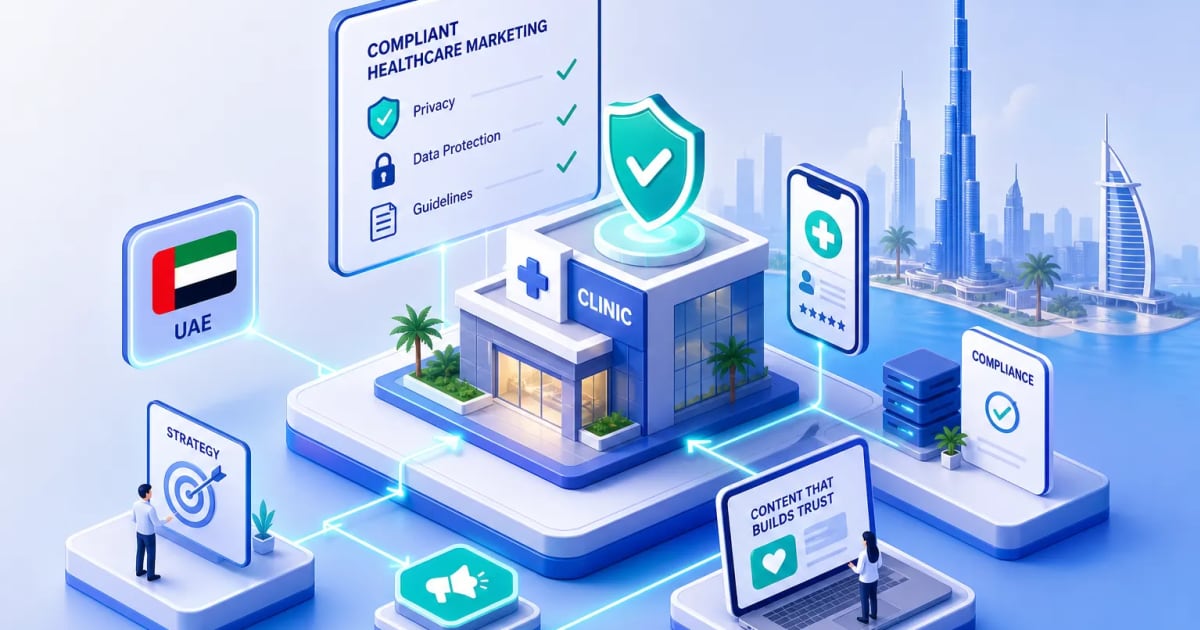 Healthcare marketing UAE: compliant content for clinics