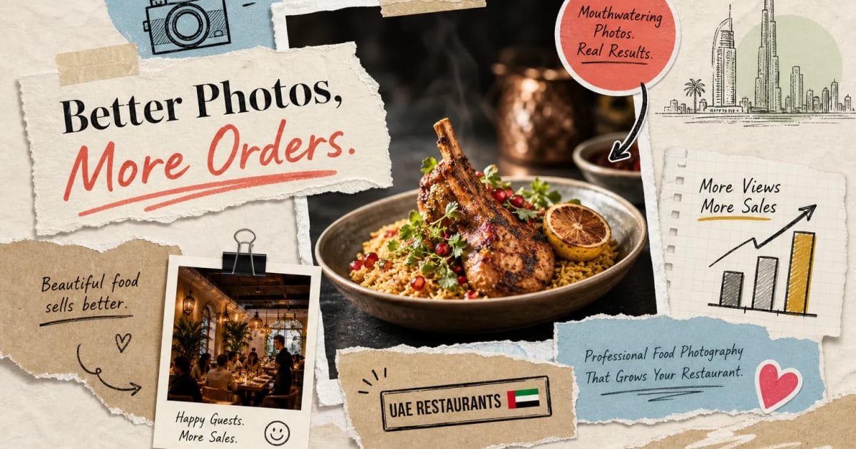 How Professional Food Photography Grows UAE Restaurant Sales