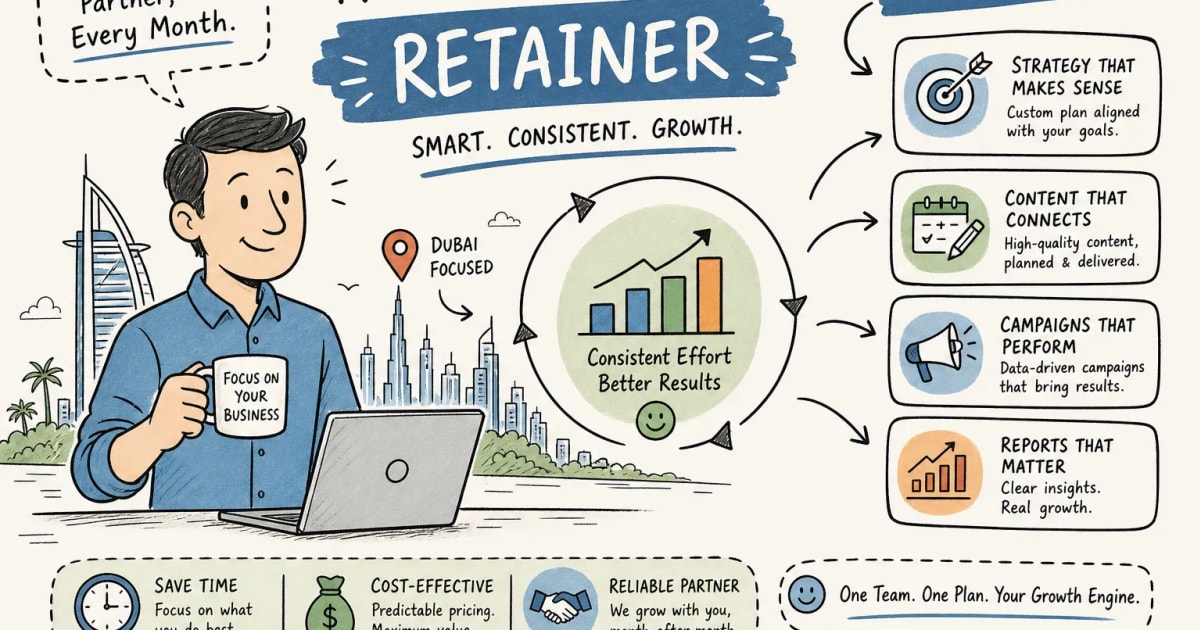 Monthly Marketing Retainer Dubai: What You Really Get