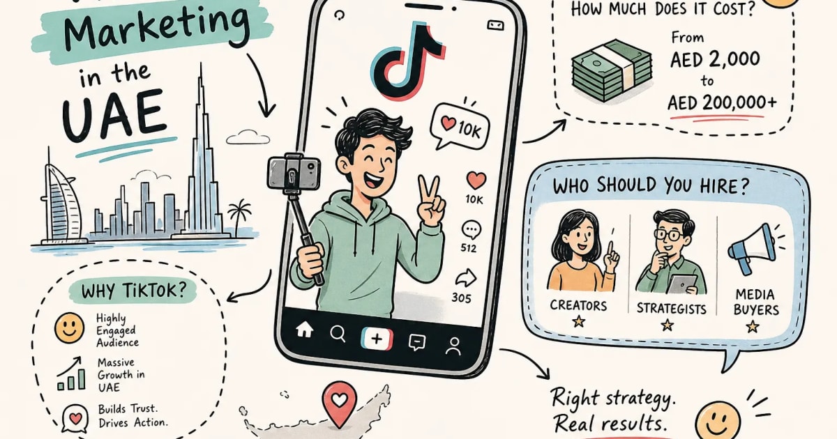 TikTok marketing in the UAE: What it costs and who to hire