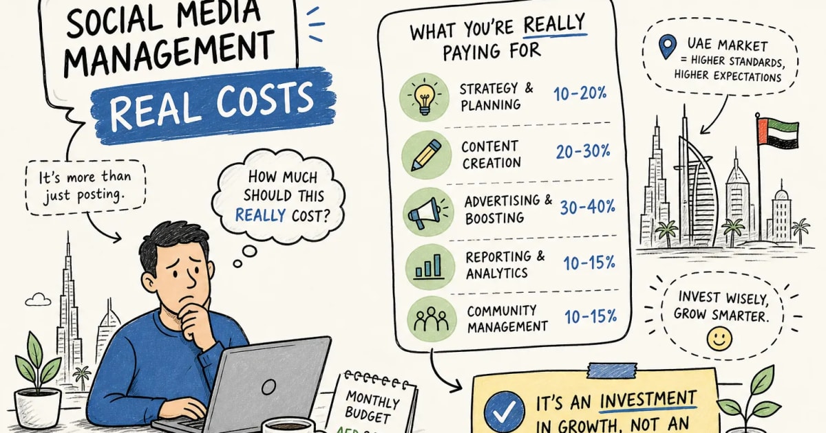What social media management really costs in the UAE