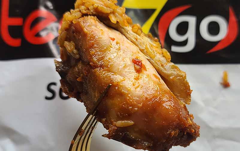 a Piece of Extra chicken