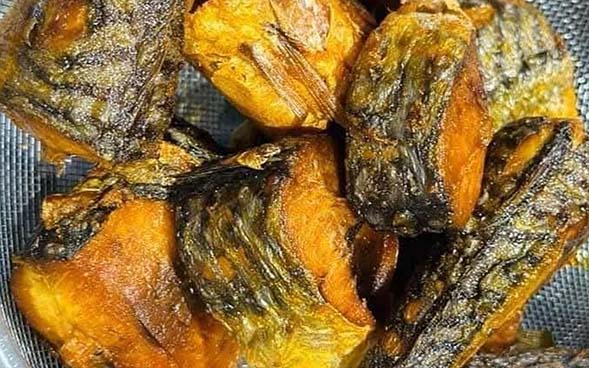 a Piece of Fried Titus Fish