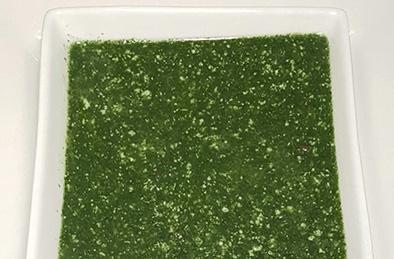 a Plate of Ewedu