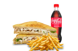 a Portion of ChickWhizz Breakfast Combo