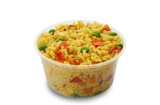 a Plate of Fried Rice