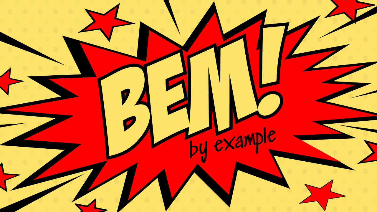 Header image of CSS Structure with BEM in a real-world Example