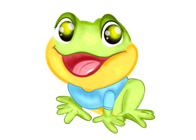 Mr. Frog sitting