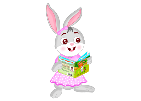 Hunnie Bunny Reading