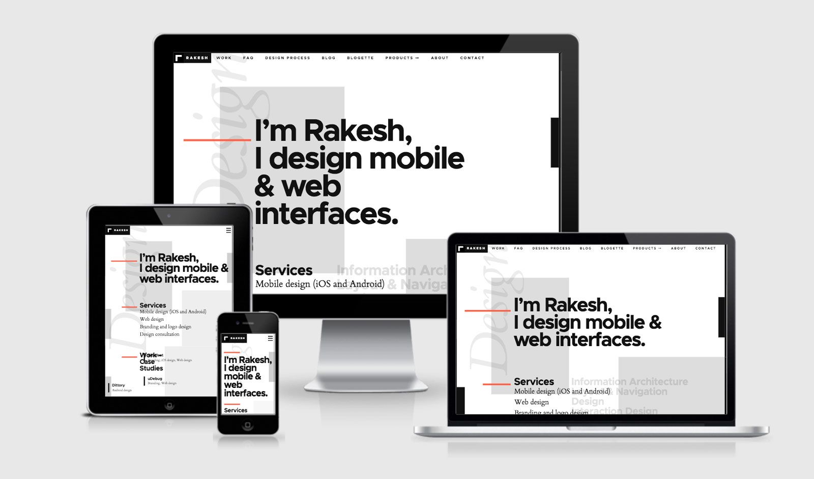 Rakesh Design Portfolio RWD Example