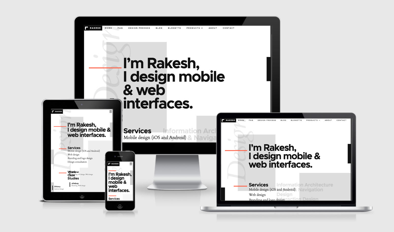 Rakesh Design Portfolio RWD Example