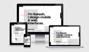Rankesh Design across four viewports