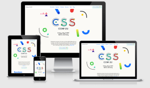 CSS Conf Europe across four viewports