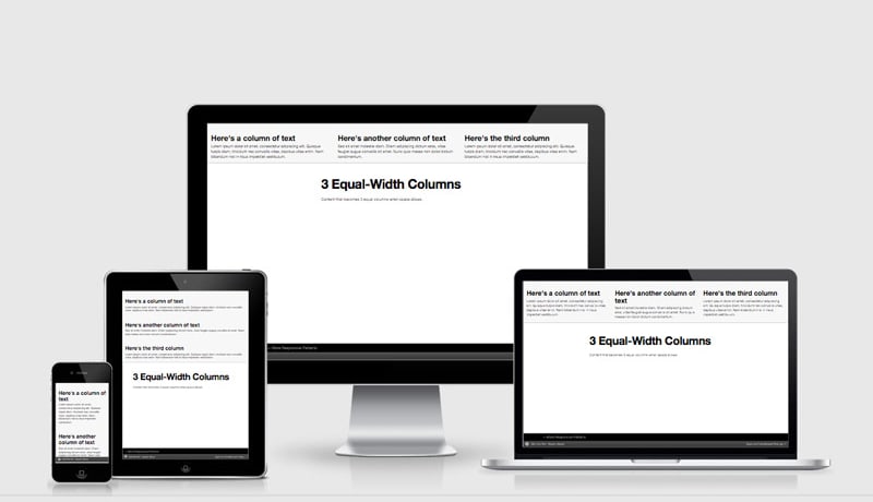 Three Equal Columns