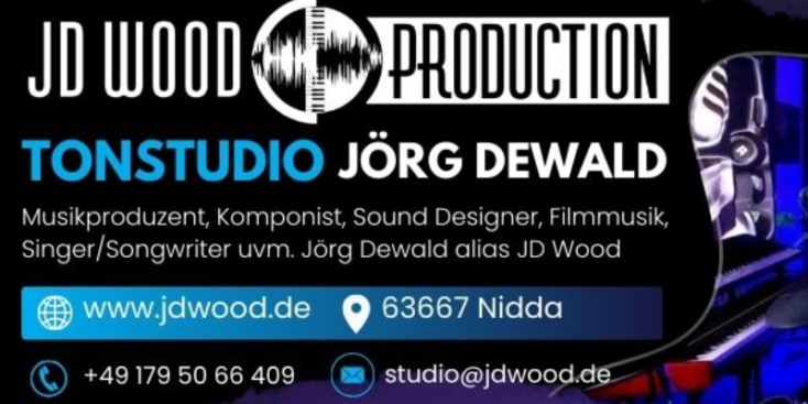 Bannerbild von Jörg Dewald alias JD Wood Musikproduzent aus Nidda