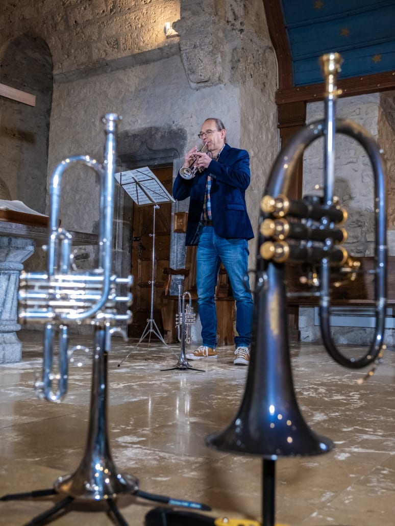 Christian Wild - Trompeter aus Remaufens Galeriebild von Christian Wild - Trompeter aus Remaufens