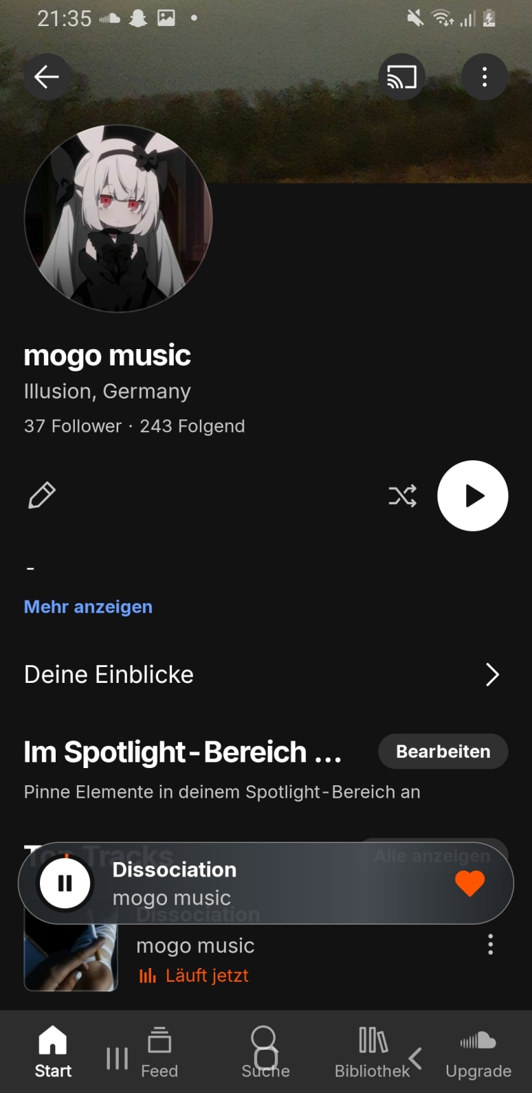 Galeriebild von Morgan - Singer-Songwriterin aus Lübeck