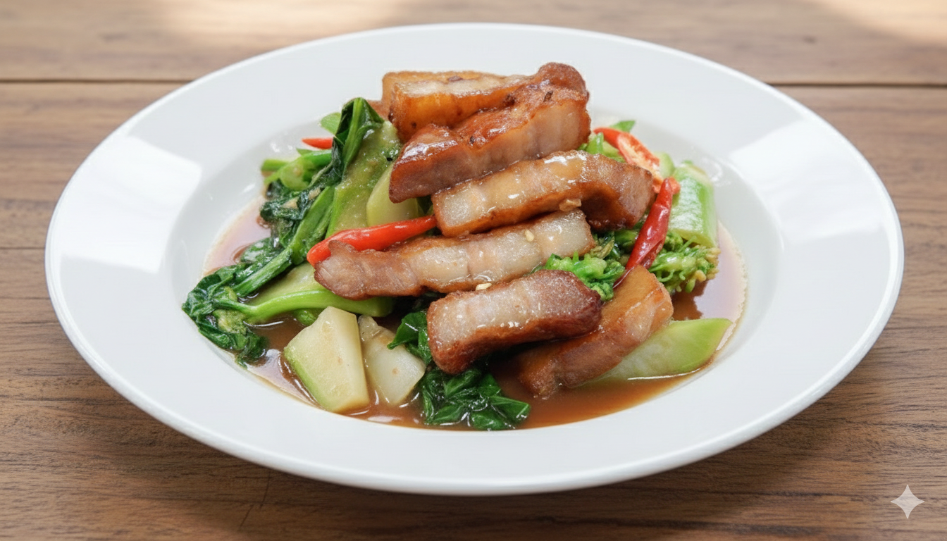 Ka nar crispy pork belly