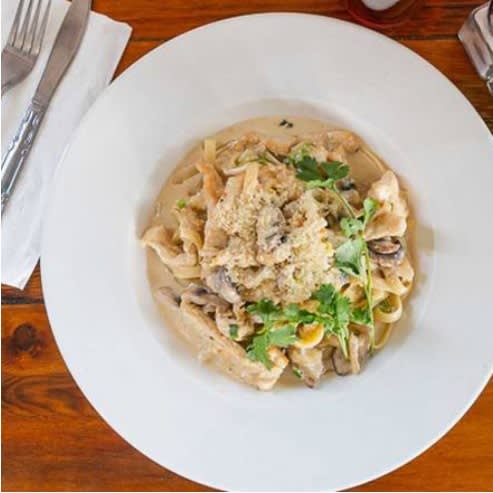 Pasta with sautéed Chicken