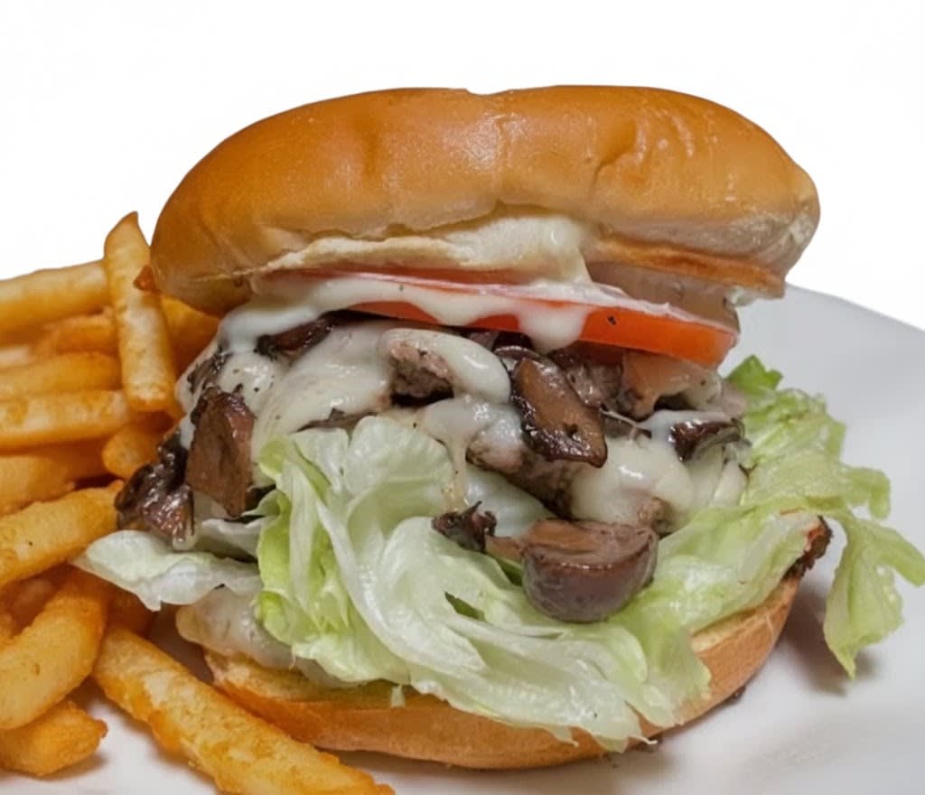 Mushrooms burger
