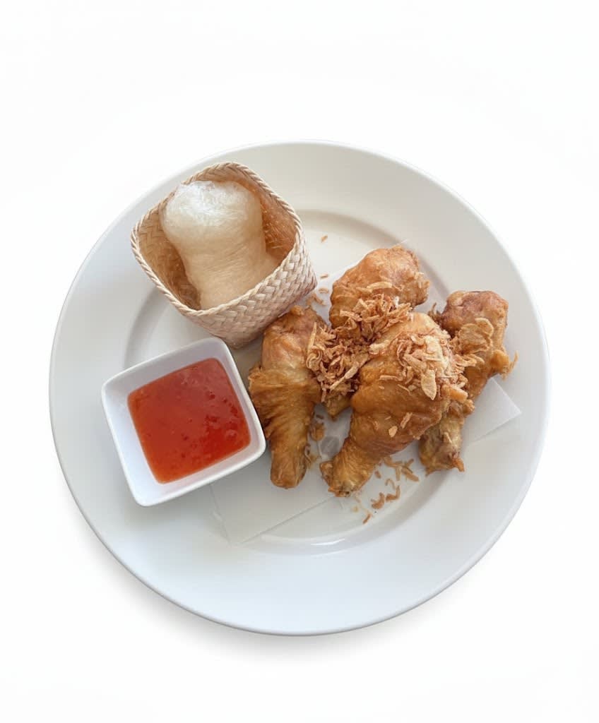 Crispy Fried Chicken with Sticky Rice