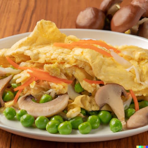 Mu Shu Vegetable (Chinese Burrito)