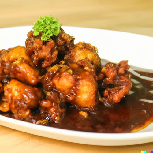 Crispy Chicken with Black Bean Sauce