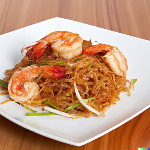 Shrimp Pan-fried Noodle