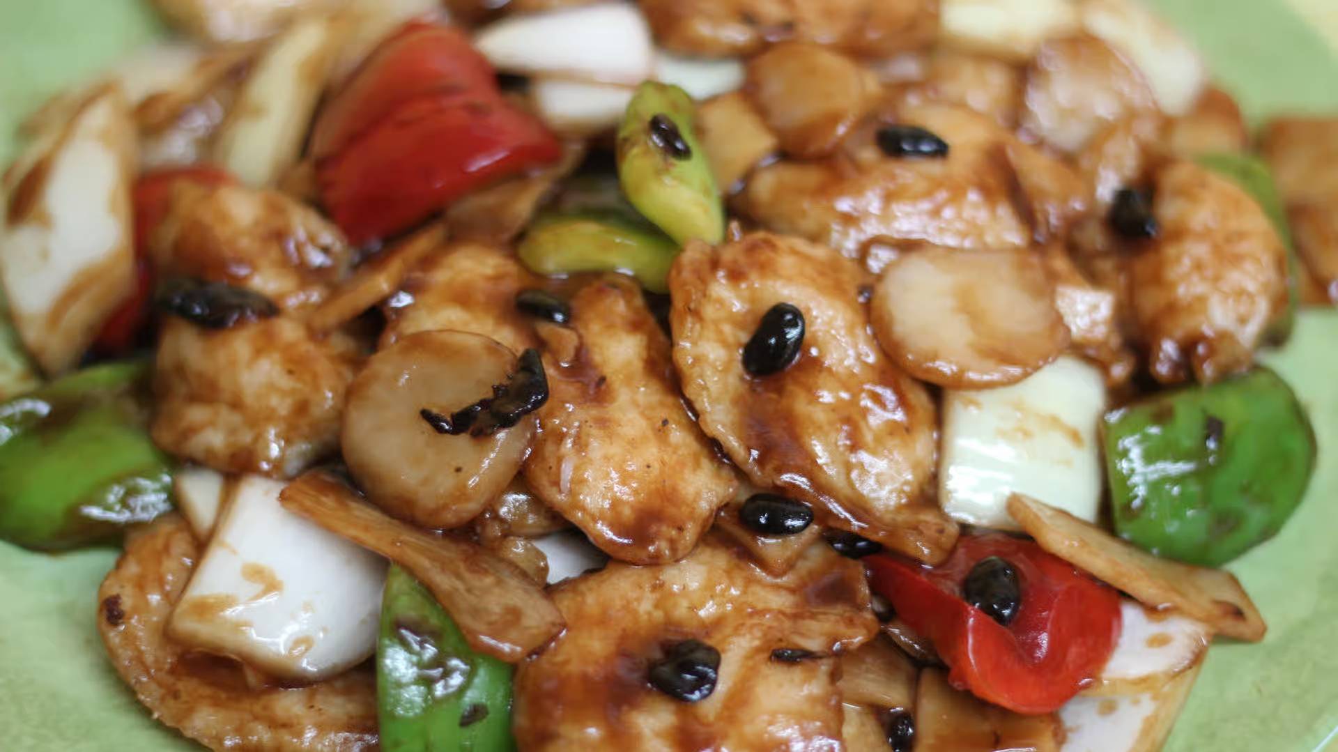Fish Fillet with Black Bean Sauce 豆豉鱼