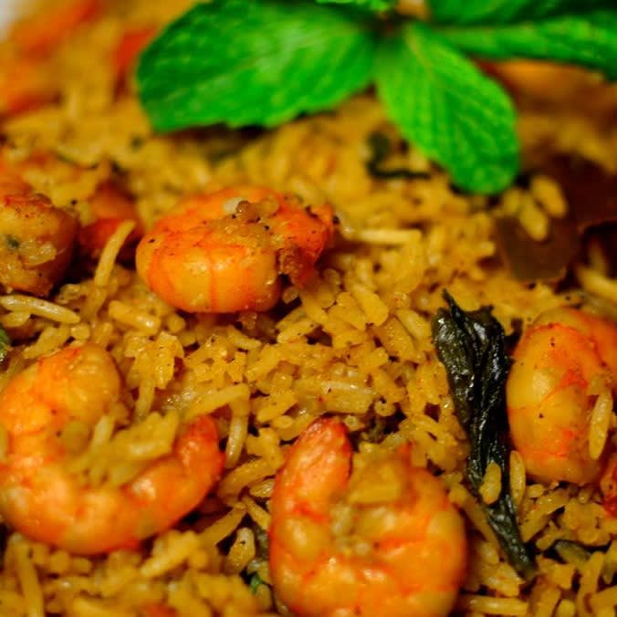 5. Shrimp Biryani