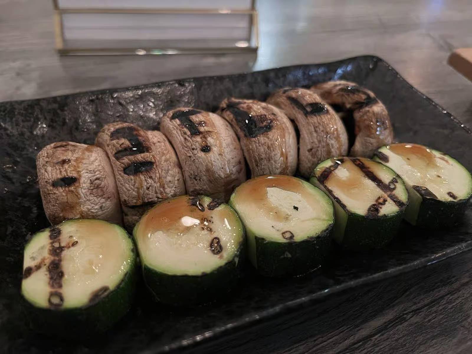 Mushroom Skewer