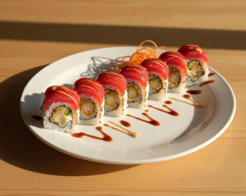Red Dragon Roll (10 pcs)
