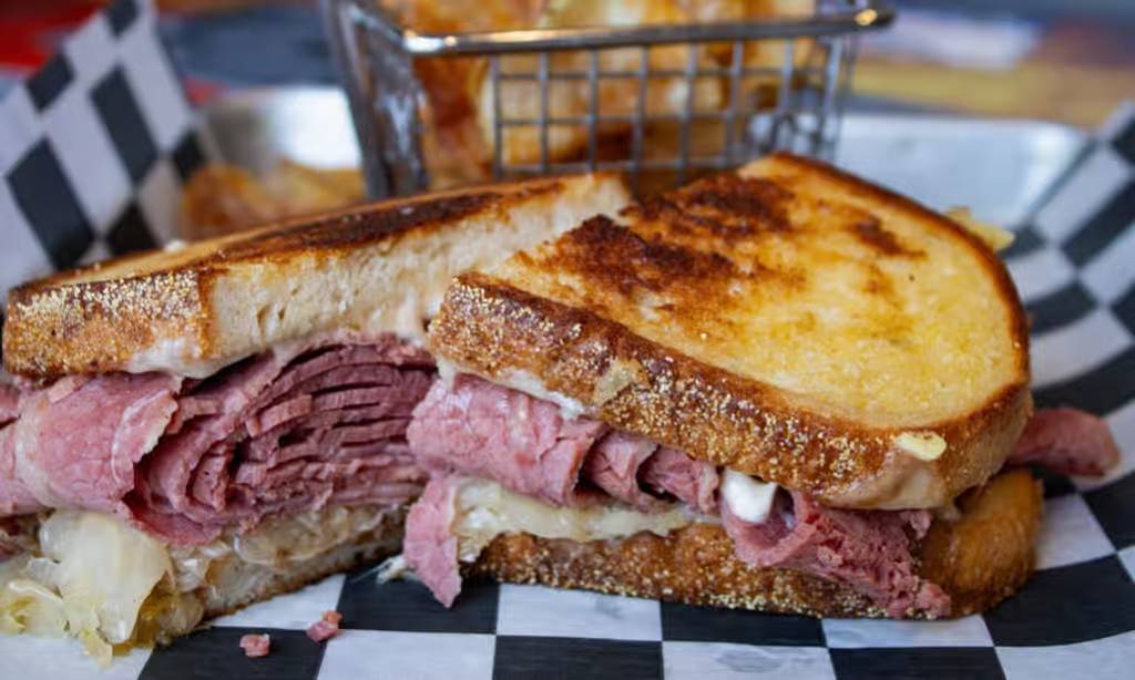 Turkey Reuben on Rye