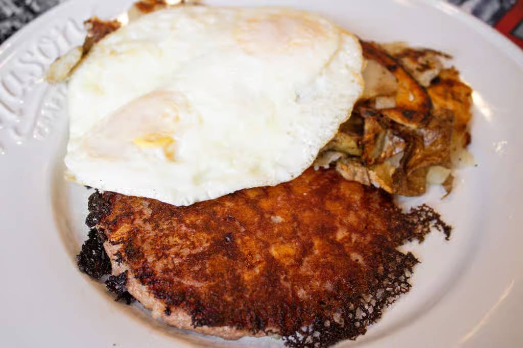 CANNEDCorned Beef Hash and Eggs