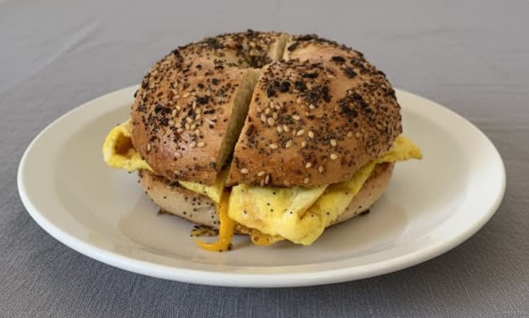 Egg and Cheese Sandwich on Bagel