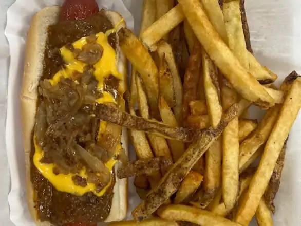 #2 - Jumbo Chili Cheese Dog
