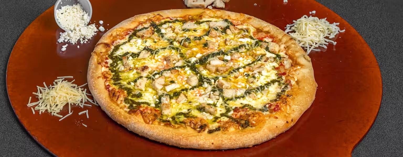 Pesto Chicken Pizza